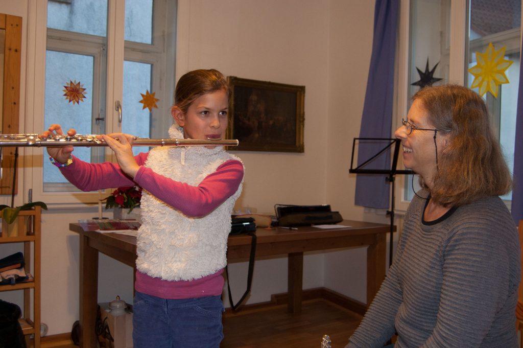 Blockflötenunterricht für Kinder im KlangHof Impflingen bei Landau